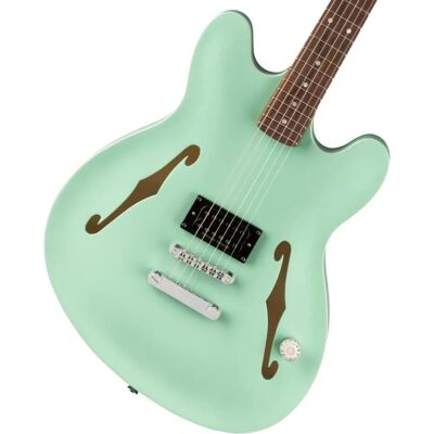 Fender Tom DeLonge Starcaster Diapason in Palissandro Satin Surf Green - Chitarra elettrica Fender Tom DeLonge Starcaster Diapason in Palissandro Satin Surf Green - Chitarra elettrica