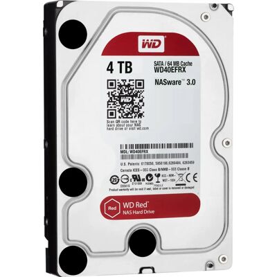 Disque dur NAS Western Digital WD40EFRX 4TB - Interne 5400 RPM - Publicité Disque dur NAS Western Digital WD40EFRX 4TB - Interne 5400 RPM - Publicité