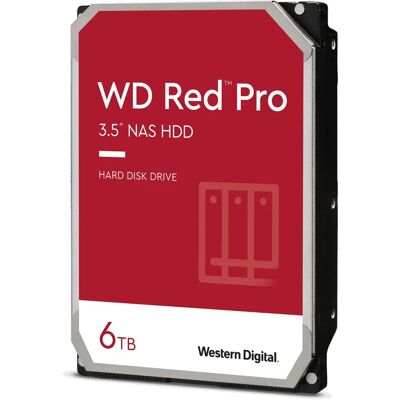 Western Digital WD Red Pro 6TB Disco Rígido Interno - NAS 7200RPM - 256MB Cache Western Digital WD Red Pro 6TB Disco Rígido Interno - NAS 7200RPM - 256MB Cache