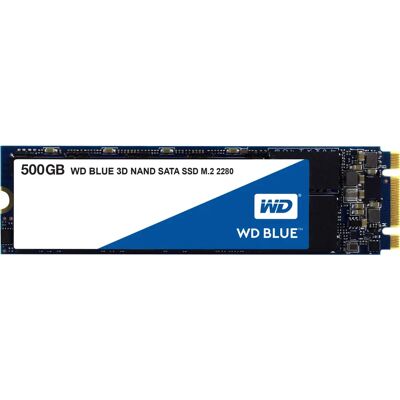 Western Digital Blue 3D 500GB M.2 SATA SSD - Almacenamiento confiable y de alto rendimiento Western Digital Blue 3D 500GB M.2 SATA SSD - Almacenamiento confiable y de alto rendimiento