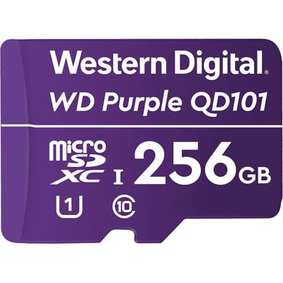 Western Digital Purple SC QD101 microSD - microSDXC 256GB Western Digital Purple SC QD101 microSD - microSDXC 256GB
