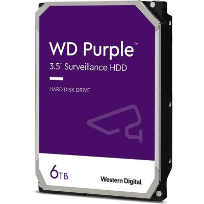 Western Digital Purple Überwachung HDD 6TB - 5400 RPM, 128MB Cache Western Digital Purple Überwachung HDD 6TB - 5400 RPM, 128MB Cache