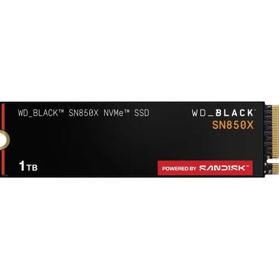 Western Digital Black SN850X 1TB SSD M.2 PCIe 4.0 - Játék Teljesítmény Western Digital Black SN850X 1TB SSD M.2 PCIe 4.0 - Játék Teljesítmény