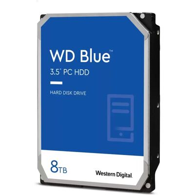 Western Digital Blue 8TB 5640RPM 128MB Disque Dur SATA III - Stockage - Publicité Western Digital Blue 8TB 5640RPM 128MB Disque Dur SATA III - Stockage - Publicité
