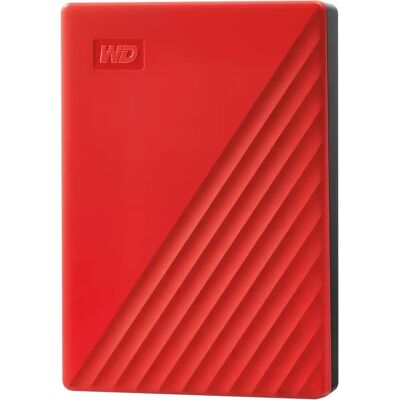 Western Digital My Passport 6TB Külső merevlemez - Piros - USB 3.2 Western Digital My Passport 6TB Külső merevlemez - Piros - USB 3.2