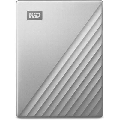 Hard Disk Esterno Western Digital Silver 6TB - Modello WDBGKC0060BSL-WESN - USB-C Hard Disk Esterno Western Digital Silver 6TB - Modello WDBGKC0060BSL-WESN - USB-C