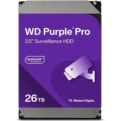 Western Digital WD260PURP Purple Pro HDD - 26TB, 3,5" SATA, 6Gbps, 512MB Cache Western Digital WD260PURP Purple Pro HDD - 26TB, 3,5" SATA, 6Gbps, 512MB Cache