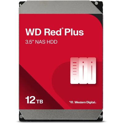 Western Digital Red Plus WD120EFGX 12TB NAS-Festplatte Western Digital Red Plus WD120EFGX 12TB NAS-Festplatte