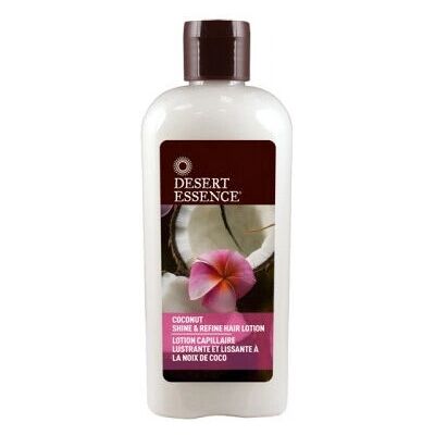 Desert Essence Loción para el cabello de coco Shine & Refine - Tipo de cabello Desert Essence Loción para el cabello de coco Shine & Refine - Tipo de cabello