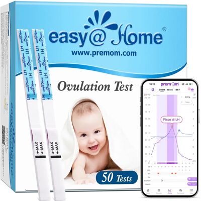 Easy@Home - Ovulation Test Strips - 50 x LH Easy@Home - Ovulation Test Strips - 50 x LH