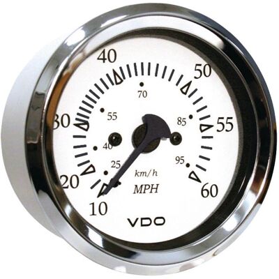Seachoice Speedometer 60mph - Speedometer, White, Durable Seachoice Speedometer 60mph - Speedometer, White, Durable