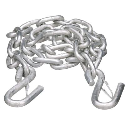 Seachoice Trailer Safety Chain - Zinc-plated, Solded chain, Safety hooks Seachoice Trailer Safety Chain - Zinc-plated, Solded chain, Safety hooks