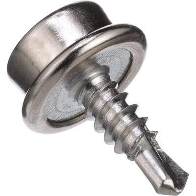 Tornillo Autoperforante de Acero Inoxidable Seachoice - Plateado - Uso Marítimo Tornillo Autoperforante de Acero Inoxidable Seachoice - Plateado - Uso Marítimo