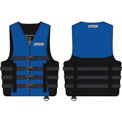 Seachoice Gilet de sauvetage type III 4-ceintures Ski - lifejacket - Publicité Seachoice Gilet de sauvetage type III 4-ceintures Ski - lifejacket - Publicité