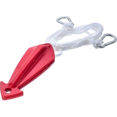 Harnais de remorquage en corde Seachoice - 10 mm, Rouge, Blanc, 3.6 m - Harnais de remorquage en corde Harnais de remorquage en corde Seachoice - 10 mm, Rouge, Blanc, 3.6 m - Harnais de remorquage en corde
