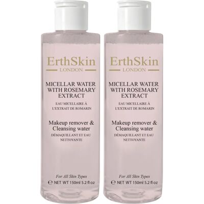 Erth Skin London 2x Micellair Water met Rozemarijn - 150ml Erth Skin London 2x Micellair Water met Rozemarijn - 150ml