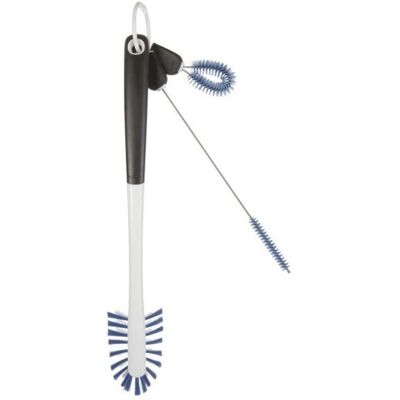 OXO Flaskborste Good Grips Rengöringsset för Dryckesflaskor 35cm 3 Delar OXO Flaskborste Good Grips Rengöringsset för Dryckesflaskor 35cm 3 Delar