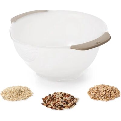 Égouttoir Oxo Good Grips pour riz et céréales - Colander - Publicité Égouttoir Oxo Good Grips pour riz et céréales - Colander - Publicité