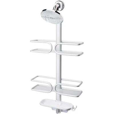 OXO Good Grips Kosz na prysznic z aluminium - 3-poziomowy organizer prysznicowy OXO Good Grips Kosz na prysznic z aluminium - 3-poziomowy organizer prysznicowy