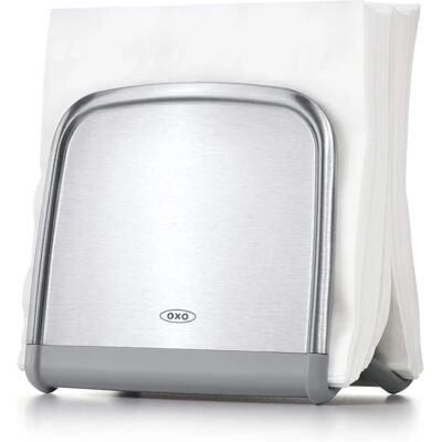 Support à Serviettes Oxo Good Grips Argenté - Porte-serviettes Support à Serviettes Oxo Good Grips Argenté - Porte-serviettes