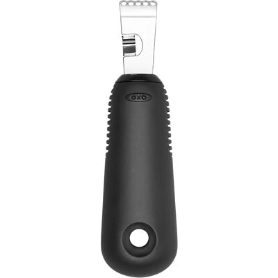Zester de citrice OXO Good Grips cu cuțit de canal - Instrument de bucătărie Zester de citrice OXO Good Grips cu cuțit de canal - Instrument de bucătărie