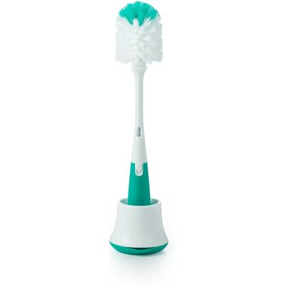 Brosse à bouteille OXO Tot avec support - Vert bleuté Brosse à bouteille OXO Tot avec support - Vert bleuté