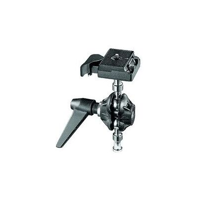 Cabeça de Tripé Manfrotto 155RC - Cabeça de bola dupla, Liberação rápida, Preto Cabeça de Tripé Manfrotto 155RC - Cabeça de bola dupla, Liberação rápida, Preto