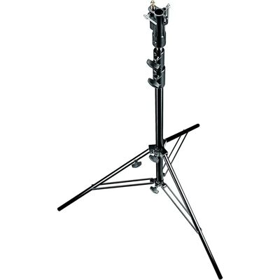 Manfrotto 007BU Stativ - Aluminium, Nivellierbein, Schwarz Manfrotto 007BU Stativ - Aluminium, Nivellierbein, Schwarz