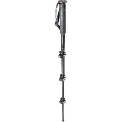 Manfrotto - XPRO Monopod+ 4-Section Carbon Fiber - Monopod Manfrotto - XPRO Monopod+ 4-Section Carbon Fiber - Monopod