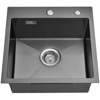 Fregadero de Cocina en Acero Inoxidable 45x45cm - Anti-Condensación y Silencioso Fregadero de Cocina en Acero Inoxidable 45x45cm - Anti-Condensación y Silencioso