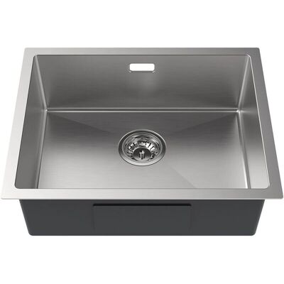 Fregadero de Cocina AURALUM 55 x 44 cm - Un Seno, Acero Inoxidable Cepillado Fregadero de Cocina AURALUM 55 x 44 cm - Un Seno, Acero Inoxidable Cepillado