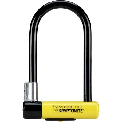 Sykkellås Kryptonite 2154 Svart, Gul U-lås - Sykkellås Sykkellås Kryptonite 2154 Svart, Gul U-lås - Sykkellås