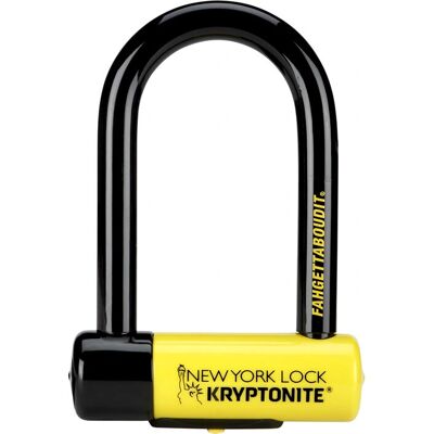 Kryptonite Kryptonite 2178 Sykkellås - Svart, Gul U-lås Kryptonite Kryptonite 2178 Sykkellås - Svart, Gul U-lås