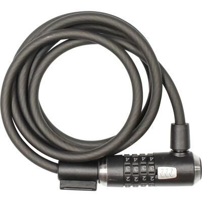 Kryptonite KryptoFlex 1230 - Kabel z zamkiem na kod - 12mm x 305cm - Szary Kryptonite KryptoFlex 1230 - Kabel z zamkiem na kod - 12mm x 305cm - Szary