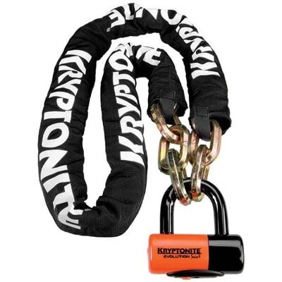 Catena e Lucchetto Disco Kryptonite New York 1210/1217 Catena e Lucchetto Disco Kryptonite New York 1210/1217