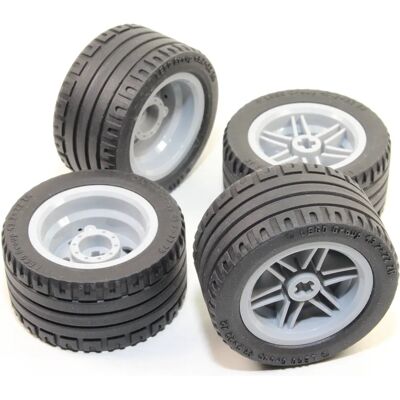 Lego Technic Wheel and Tire Set - Compatible with Mindstorms NXT EV3 Lego Technic Wheel and Tire Set - Compatible with Mindstorms NXT EV3
