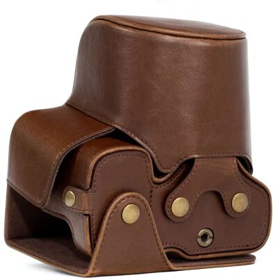 Étui en cuir MegaGear MG761 pour Sony RX10 III/IV - Résistant aux chocs et à la poussière Étui en cuir MegaGear MG761 pour Sony RX10 III/IV - Résistant aux chocs et à la poussière