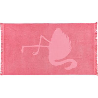 DONE Flamingo Pink 90x160cm Jacquard Handtuch DONE Flamingo Pink 90x160cm Jacquard Handtuch