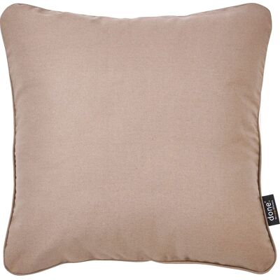 Universelles Dekokissen - Uni, Panama, Taupe, 45x45cm Universelles Dekokissen - Uni, Panama, Taupe, 45x45cm