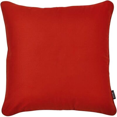 DONE Uni Dekokissen - 45x45 cm - Baumwolle - Rot DONE Uni Dekokissen - 45x45 cm - Baumwolle - Rot