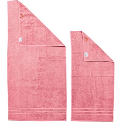 DONE Daily Uni Pink 6-teilige Handtuch-Set - Handtuch Set DONE Daily Uni Pink 6-teilige Handtuch-Set - Handtuch Set