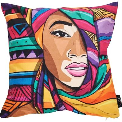 DONE Velour Print Winnie - Dekokissen - 65x65 cm DONE Velour Print Winnie - Dekokissen - 65x65 cm