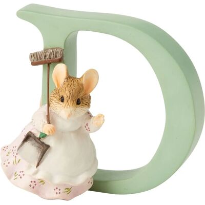 Figura de resina Beatrix Potter Hunca Munca - Letra D Figura de resina Beatrix Potter Hunca Munca - Letra D