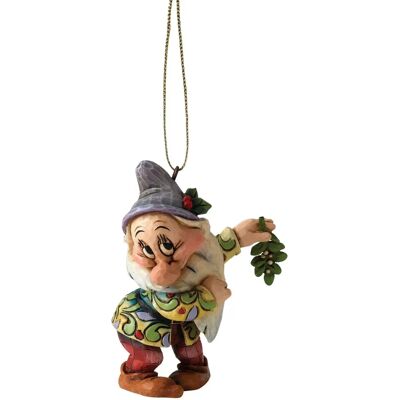 Jim Shore Bashful Disney Christmas Ornament - 7cm Jim Shore Bashful Disney Christmas Ornament - 7cm