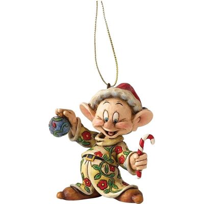Ornement en résine Disney Dopey Jim Shore - Décoration de Noël Ornement en résine Disney Dopey Jim Shore - Décoration de Noël
