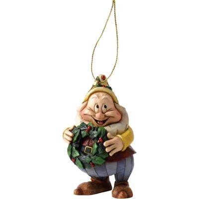 Disney Snow White Christmas Ornament - Hand-painted Jim Shore 8cm Disney Snow White Christmas Ornament - Hand-painted Jim Shore 8cm