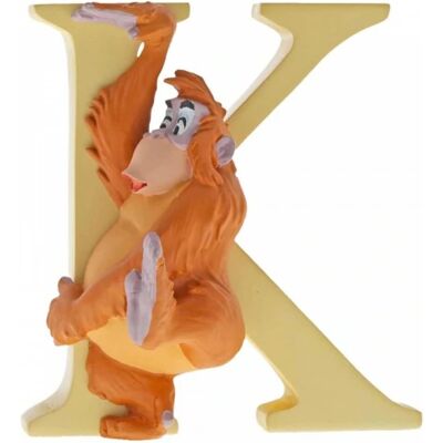 Disney King Louie Handmålad Bokstavprydnad - 7cm - Bokstav K Disney King Louie Handmålad Bokstavprydnad - 7cm - Bokstav K