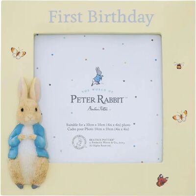 Beatrix Potter Peter Rabbit First Birthday Photo Frame - Photo Frame Beatrix Potter Peter Rabbit First Birthday Photo Frame - Photo Frame