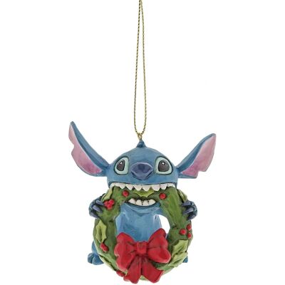 Adorno colgante de Stitch con corona - Disney Traditions Adorno colgante de Stitch con corona - Disney Traditions