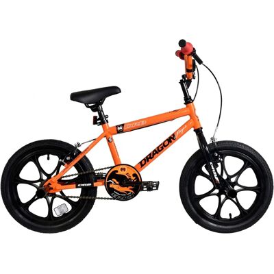Dallingridge Dragon Slayer 16" Kids BMX Bike - Orange Dallingridge Dragon Slayer 16" Kids BMX Bike - Orange